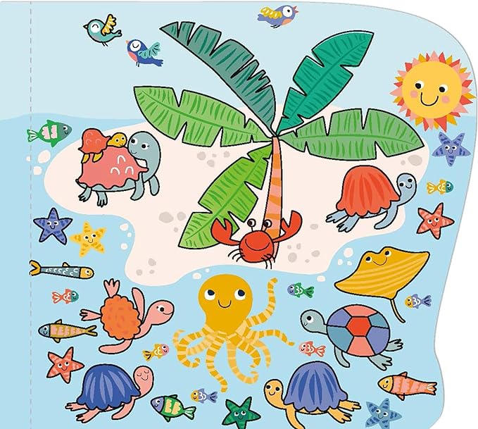 Avenir Reusable Water Coloring Book for Toddlers 3-5 Years, Road Trip & Airplane Mess-Free Portable Educational 4 in 1 Creative Set Water-Reveal Paint Activity Doodle Pad Kids Art Crafts