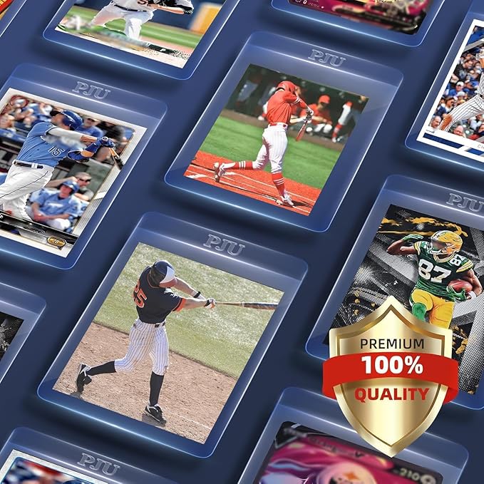 1000ct Semi Rigid Card Holders & 1000ct Card Sleeves for PSA, SGC, BGS, CSG Graded Card Submissions, Semi Rigid Baseball Cards Sleeves Protectors, PSA Graded Trading Cards Sleeve