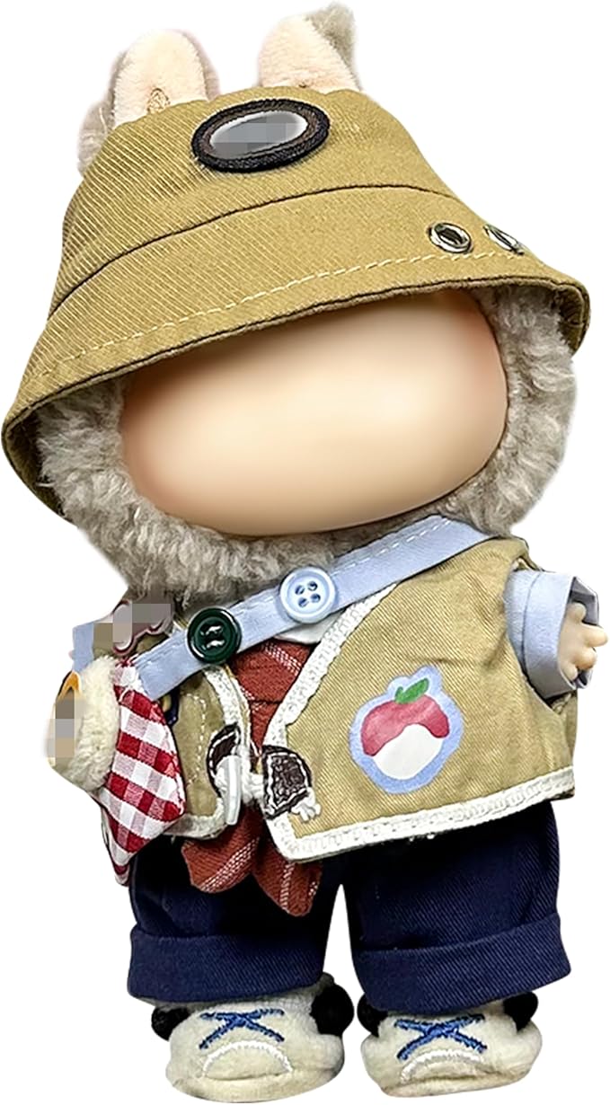 Clothes Fit for 17CM Doll, Fashion Doll Clothes Outfit Set Cute Theme Designer Toys Dress Accessories for Collector Fans Display (Exploration)