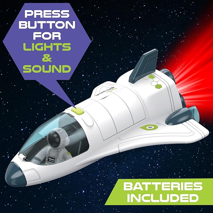 Space Shuttle Toy | Rocket Ship with Astronaut | Space Toys for Kids 3 5