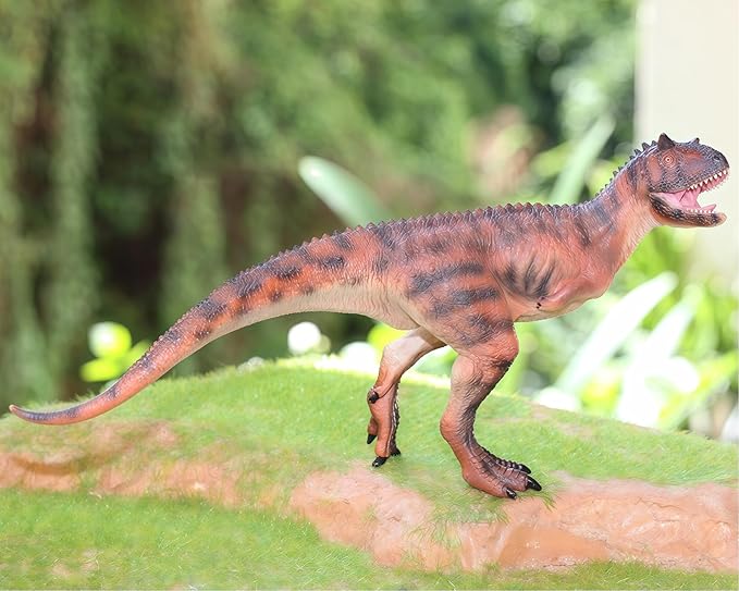 Gemini&Genius Carnotaurus Dinosaur Toy, Carnotaurus Dinosaur Action Figure, Dino Figurine, Birthday Gift, Cake Topper, Collection for Boys and Girls