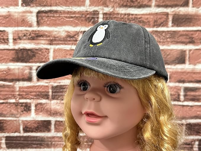 Embroidered Animal Baseball Hats for Boy and Girl