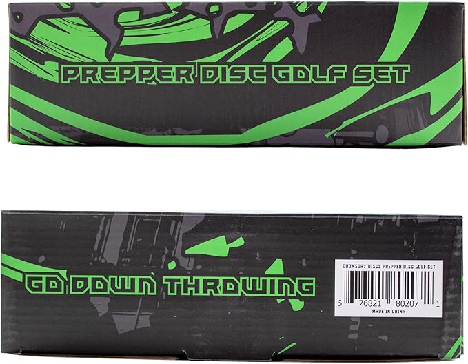 Doomsday Prepper Disc Golf Set | 4 Discs with Mini Starter Set with Putter, Midrange, and Two Drivers