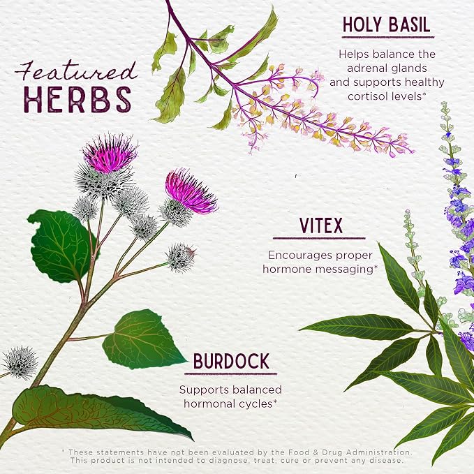 WishGarden Herbs Hot Flash Tamer, Liquid Herbal Tincture, Black Cohosh, Vitex Berry, Menopause Hot Flash Relief, Night Sweats Support, Women's Hormone Balance, 4oz