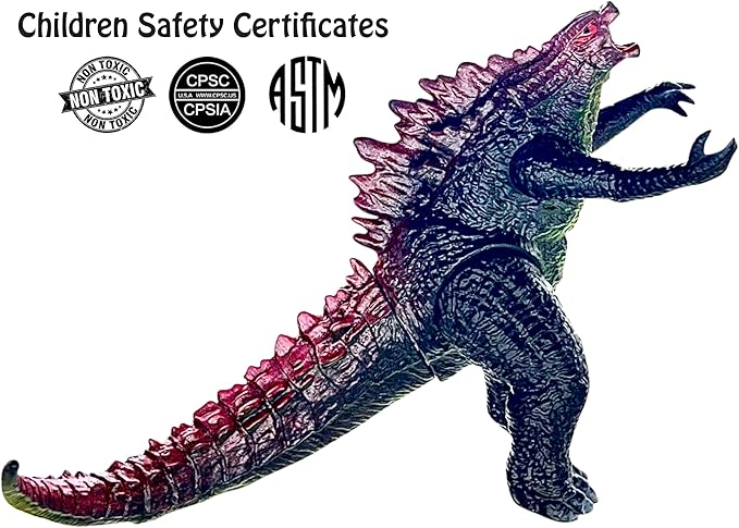 TwCare Godzilla vs. Kong Toy Action Figure: King of The Monsters, Movie Series Movable Joints Soft Vinyl, Travel Bag