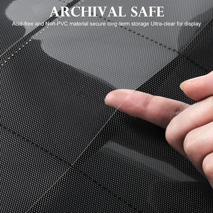 GEAoffice Waterproof Top Loader Binder Holds 324 Cards, Side Loading 9 Pocket Card Binder for Toploader, PU Leather Card Collection Album Folder Holder for 3"×4" Rigid, MTG, TCG, Sports Cards, Purple