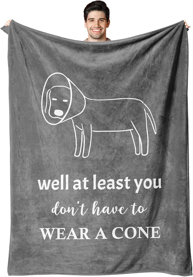 Get Well Gifts for Men/Women Throw Blanket 60" x 80", Get Well Gifts After Surgery, Gift for Recovery After Surgery, Feel Better/After Surgery/Surgery Recovery/Thinking of You/Get Well Soon Gift
