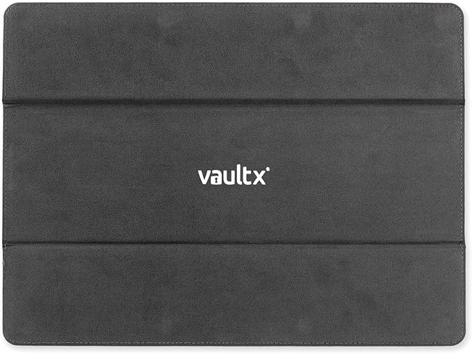 Vault X Card Storage Box, Exo-Tec Material, Detachable Magnetic Lid, with Dividers & Foam Fillers, for Trading Cards (Black)