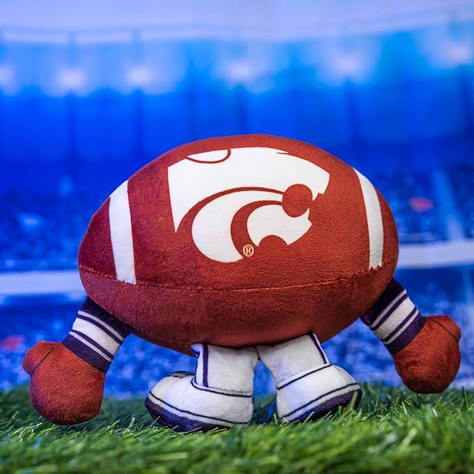 Bleacher Creatures Kansas State Wildcats 8" Kuricha Football Sitting Plush - Soft Chibi Inspired Plush