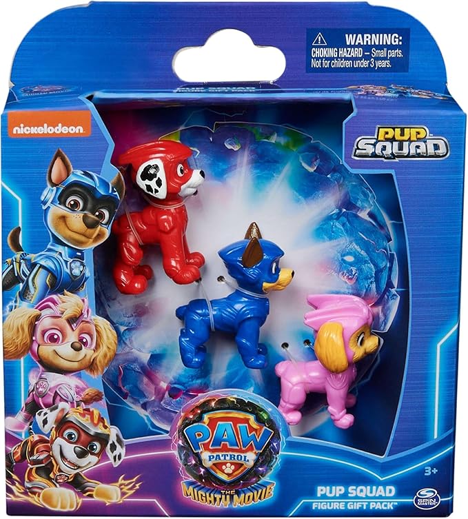 Spin Master Paw Patrol The Movie 2 Small Set of 3 Figures Paws Skye Chase Marshall Puppies