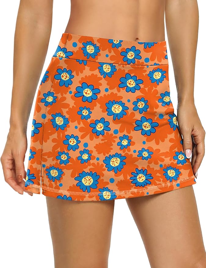 LouKeith Tennis Skirts for Women Golf Athletic Activewear Skorts Mini Summer Workout Running Shorts with Pockets