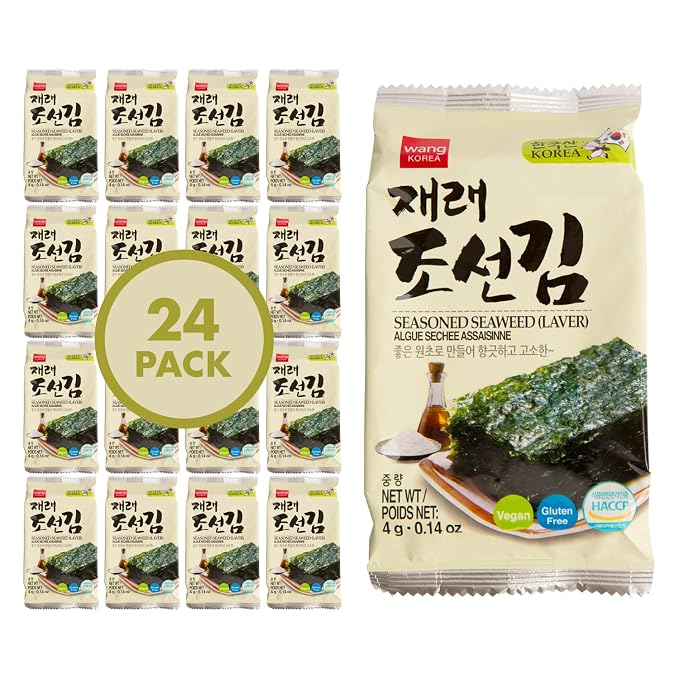 Wang Korean Seaweed Snack, Classic and K-BBQ