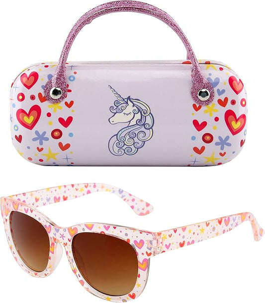KENBO Kids Sunglasses for Girls UV Protection Toddler Sunglasses