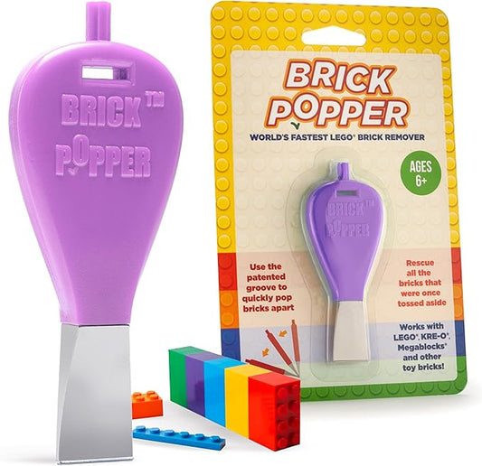 World's Fastest Brick Separator - Efficient Remover for Kids & Adults - Ages 6+ - Essential Tool (Purple)