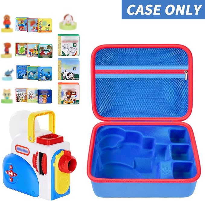 Blue & Pink, 2 Cases Compatible with Little Tikes for Story Dream Machine Books Starter Set (Box Only)