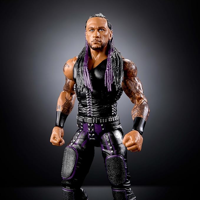 Mattel WWE Elite Collection Top Picks Action Figure & Accessories Set, Damian Priest 6-inch Collectible with Swappable Hands, Ring Gear & 25 Articulation Points