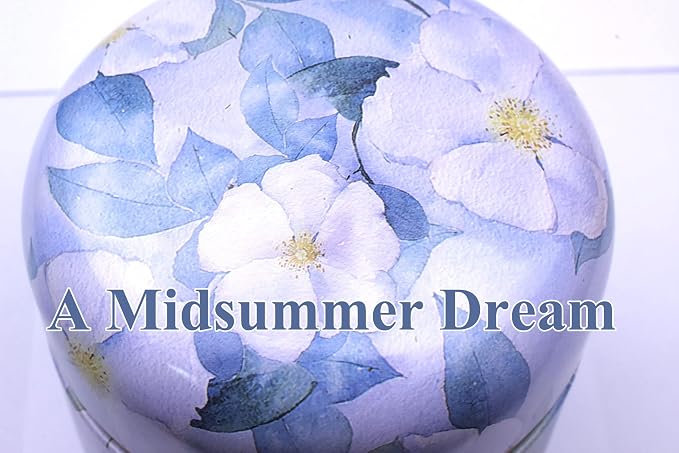 Topwon Powder Case with Powder Puff for Body Powder Container Dusting Powder Case for Baby&Mom (Purple Jasmine)