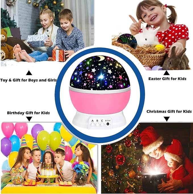 Toys for 1-10 Year Old Girls,Star Projector for Kids 2-9 Year Old Girl Gift Toy for 3-8 Year Old Girls Christmas Gift for 4-7 Year Old Boys Birthday Gift Stocking Stuffers for Kid