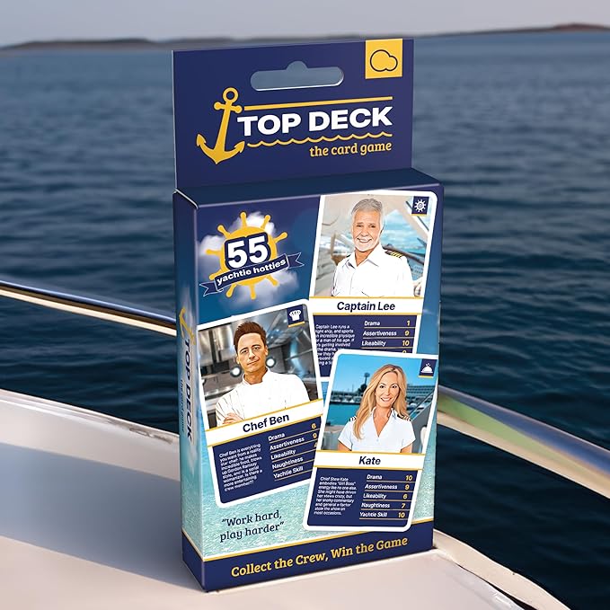 Bubblegum Stuff - Top Deck - Yachtie Hotties Edition - 55 Characters from a Popular Reality TV Series - Great for Games Night and Parties - Fun Gift idea!