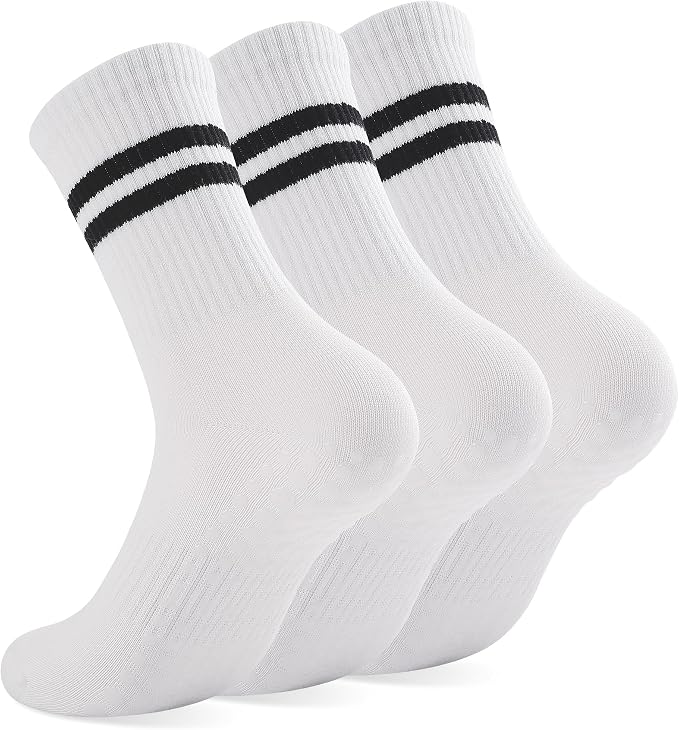 loudashuaiqi Grip Pilates Socks Non Slip Athletic Yoga Socks with Grips for Women Grippy socks for Hospital Workout Barre