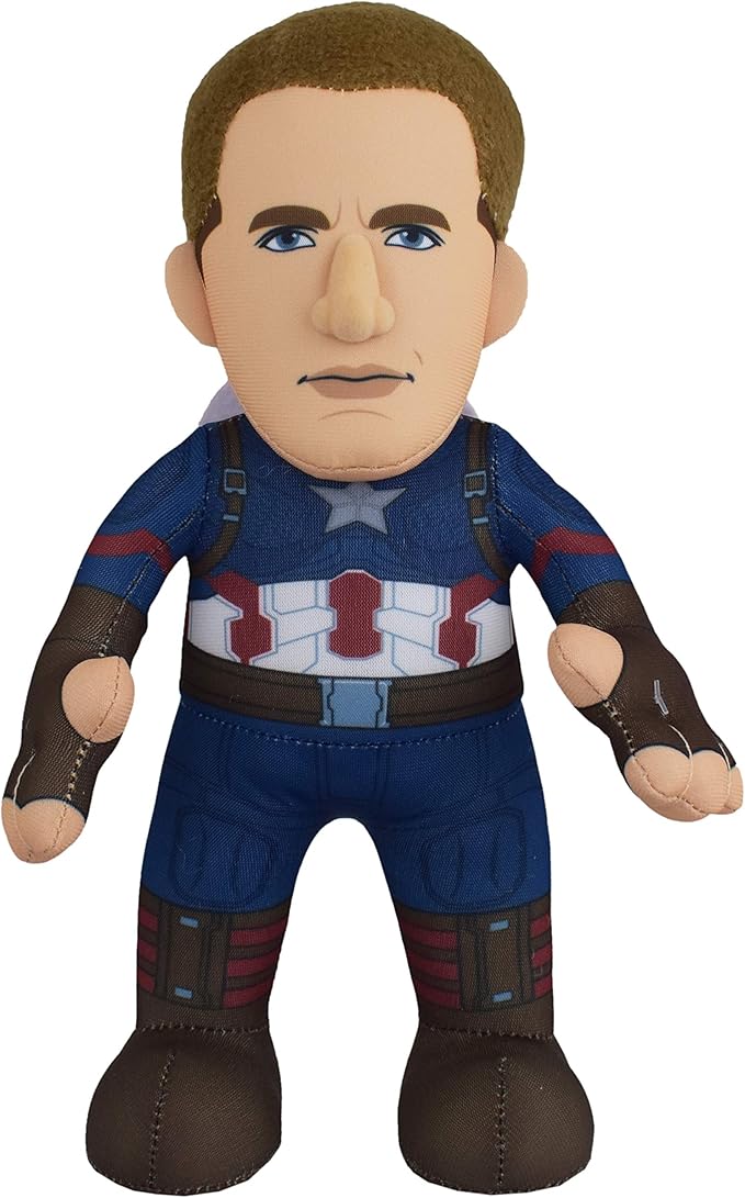 Marvel Captain America 10" Plush Figure - A Superhero for Play and Display