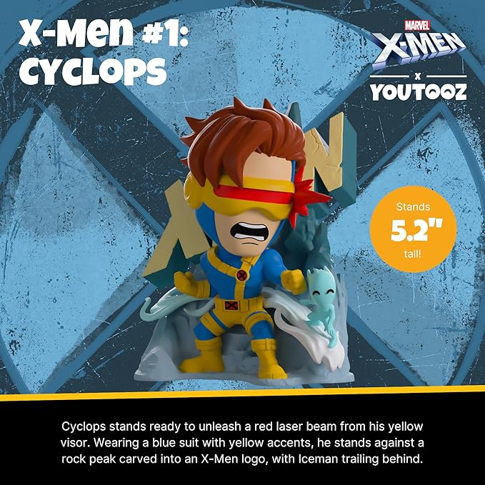 Youtooz X-Men #1: Cyclops 5.2" Inch Vinyl Figure, Collectible from X-Men Collection