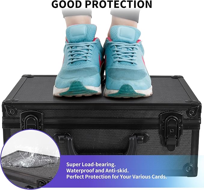 HZGXQN Toploader Storage Box for 3" x 4" 35pt Rigid Card, Top Loader Card Storage Hard Case, Sports Card Storage Boxes for Trading Cards, Top Loaders Holder (Holds 600+ Toploaders)