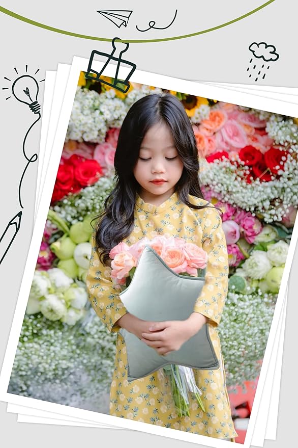 20" Plush Star Shaped Throw Pillow,Light Pink Plush Toys Doll Gifts for Kids,Girls (Light Green)