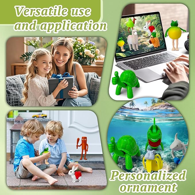 8Pcs Italian Brainrot Action Figures,Tralalero Travala Toy Set Tralalero Travala,Tung Tung Tung Sahur, Brr Brr Patapim - Brainrot fidget Toys,Decorations Gifts for Office Room Figurine Decor (10PCS-A)