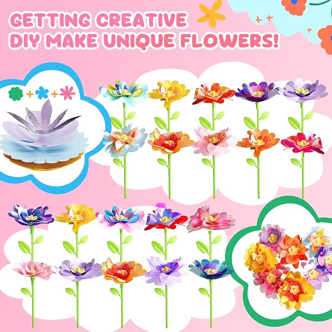Vinkp DIY Flower Bouquets Accessories Set, Flower Making Kit Accessories