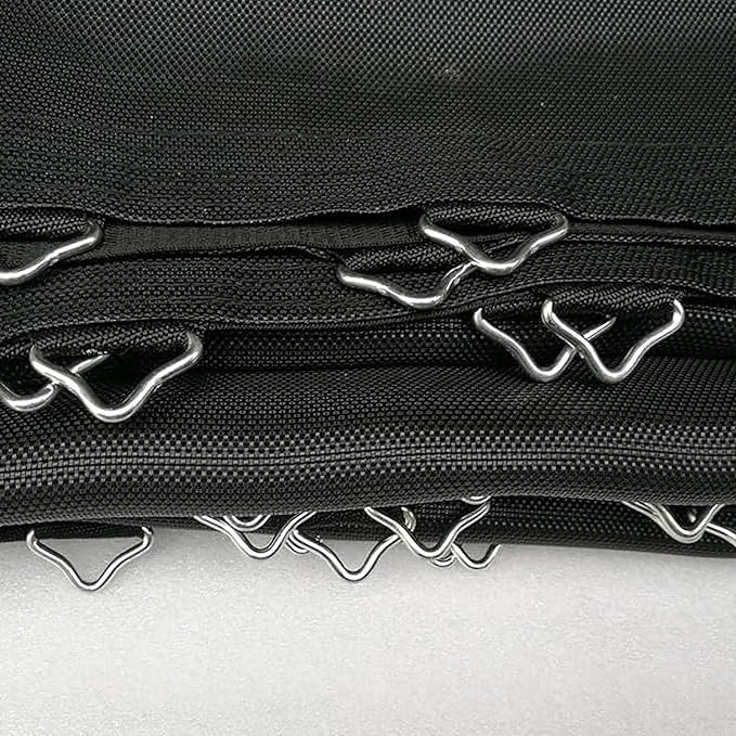 20PCS Trampoline Triangle Buckle Stainless Steel Triangle Ring Buckle V- Rings for Trampoline Replacement Parts Bag Trampoline Mat Craft