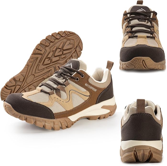 CC-Los Women's Lightweight Waterproof Hiking Shoes for Walking, Outdoor & Climbing