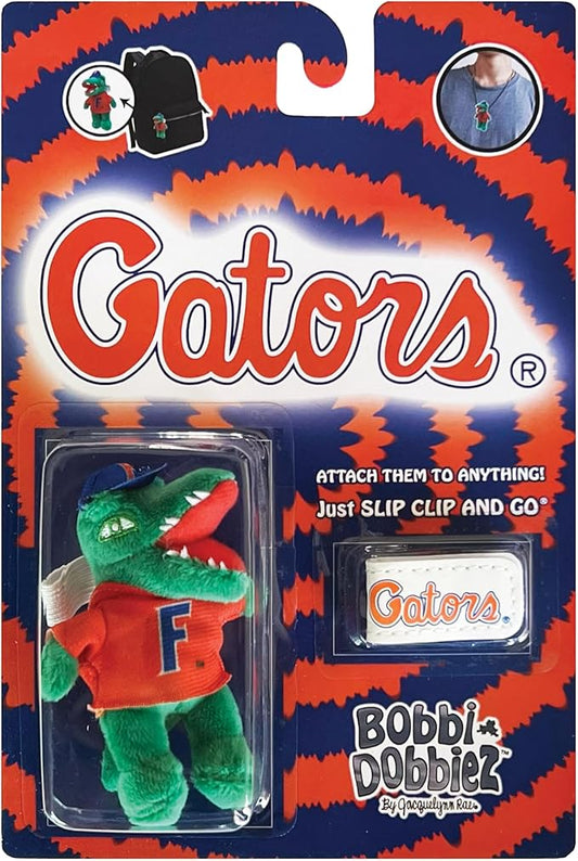 Bobbi-Dobbiez Attachable Plushie University of Florida Gators Albert Mascot – Attaches to Backpacks, Bags, Shoes, Water Bottles, and More