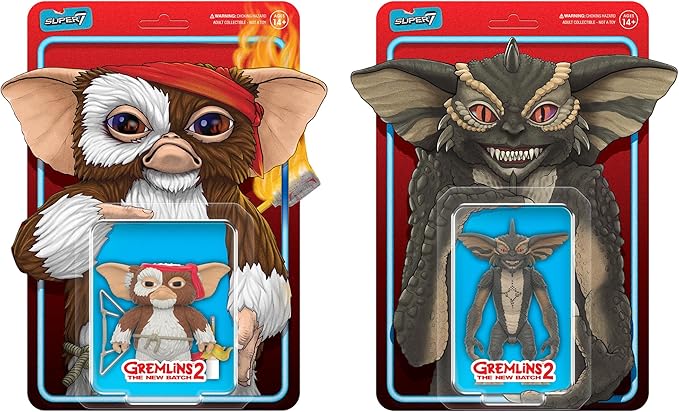 Super7 Gremlins Reaction Figures - Gizmo (Battle Ready Character Card) Action Figure
