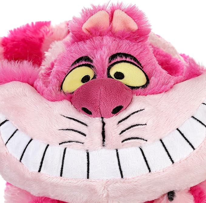 Disney Store Cheshire Cat Plush - 'Alice in Wonderland' 14-Inch Toy - Vibrant Striped Design, Iconic Grin - Magical Gift for Fans, Collectors & Enthusiasts of Lewis Carroll's Classic