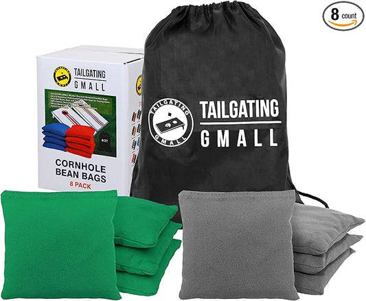 Cornhole Bags Set of 8 Regulation Professional Corn Hole Bean Bags Weather Resistant for Tossing Adults Yard Game