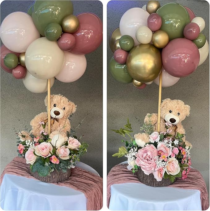 MaoGoLan Bulk Teddy Bear Baby Shower, 10 Packs Small Teddy Bear Stuffed Animals in Bulk,13.5" Small Stuffed Bears Plush for Wedding,Birthday,Christmas, Party Decorations