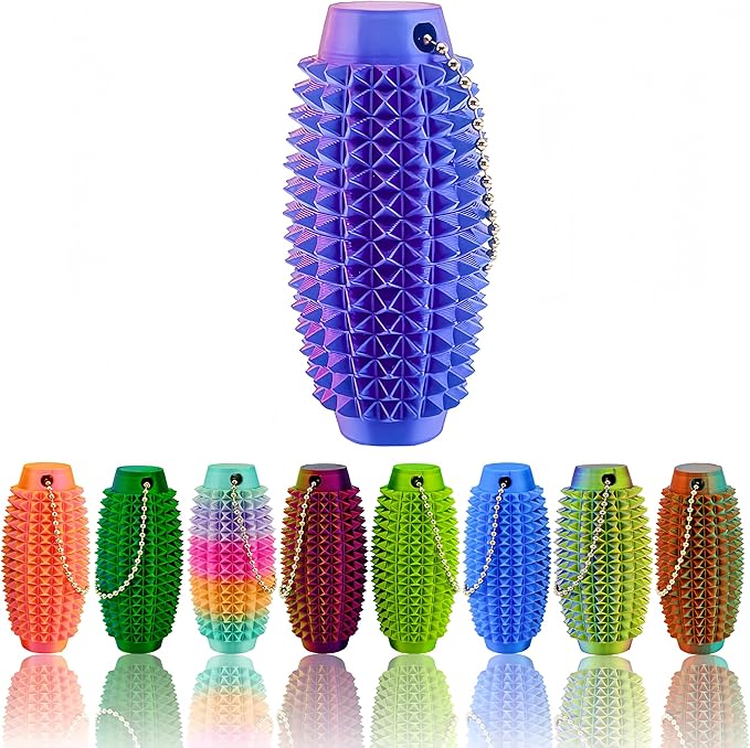 Upgrade Little Ouchies Pain Stim Fidget 3D Printed Fidget Toys Anxiety Relief Items,Handheld Fidget Toys,Adults & Teens Promotes Focus, Novelty Stress Relief for Christmas Birthday Gifts（RB）