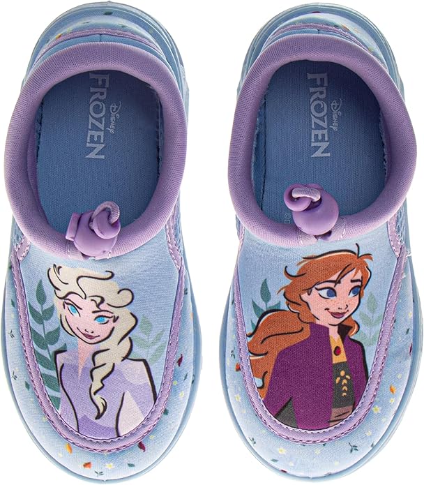 Girls Character Water Shoes Frozen Minnie Mouse Paw Patrol Moana Sesame Street & Little Mermaid Slip-On Aqua Socks Quick Dry Beach Pool Shoes Sizes: 3-4 Infant 5-10 Toddler 11-12 Little Kid