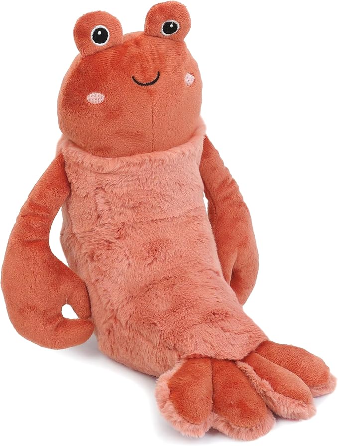 MON AMI Da Pinchi The Lobster Stuffed Animal 10”, Soft & Cuddy Plush Animal, Use as Toy or Nursery Room Décor, for Kids of All Ages, Ocean Animals
