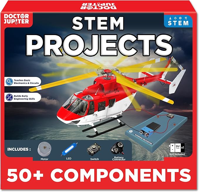 Doctor Jupiter STEM Projects Kit for Kids Ages 8+ | Learning & Educational Science Projects Kit, Crafts for Kids | Birthday Gift Ideas for 8-9-10-11-12 Year Old Boys & Girls