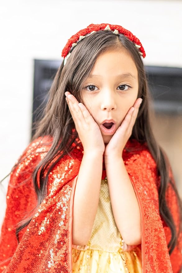 Little Adventures Shimmer Cloak Costume Dressup Ages 3-8 Machine Washable Child Pretend Play& Party Dress Up with No Glitter