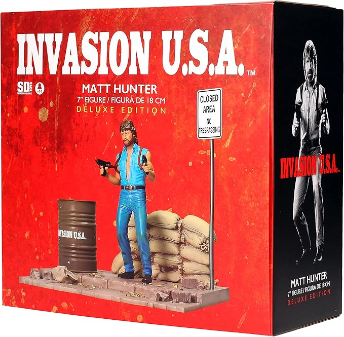 SD Toys Movie Icons: Invasion USA Matt Hunter Figure with Diorama