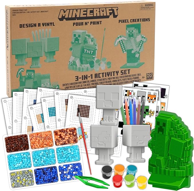 Tara Toys Minecraft 3 in 1 Activity Set
