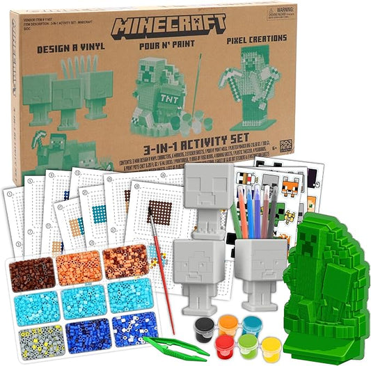 Tara Toys Minecraft 3 in 1 Activity Set