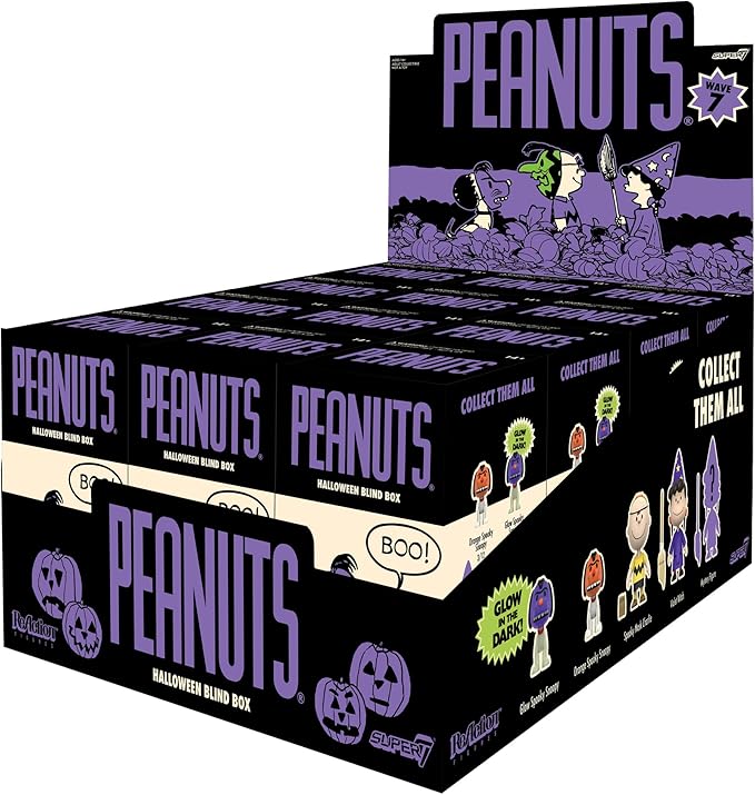 Super7 Peanuts Blind Box Wave 07 - Blind Box Flat - Set of 12 Action Figures