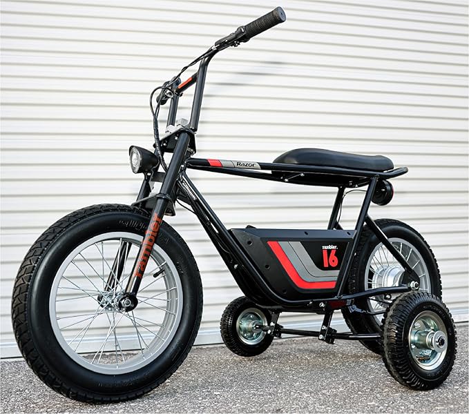 Hardline Products USA Wheels for Tots Training wheels for Razor Rambler 12 & 16 24v-36v Electric Minibike - 1602-UT-Rambler