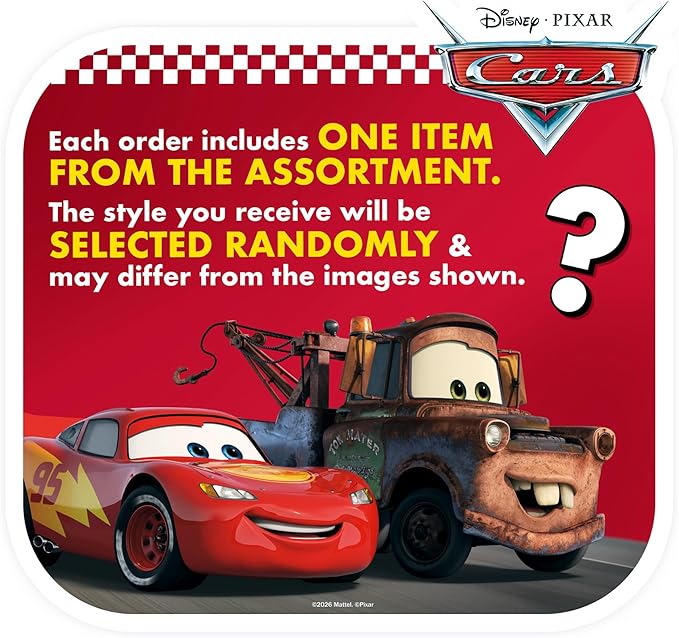 Mattel Disney and Pixar Cars Toy Die-Cast Mini Vehicle in Blind Box for Surprise with Character Car for Racing & Storytelling (Styles May Vary), GKD78