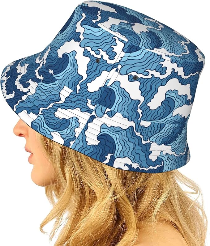 Bucket Hats Fashion Sun Cap Packable Outdoor Fisherman Hat for Women and Men