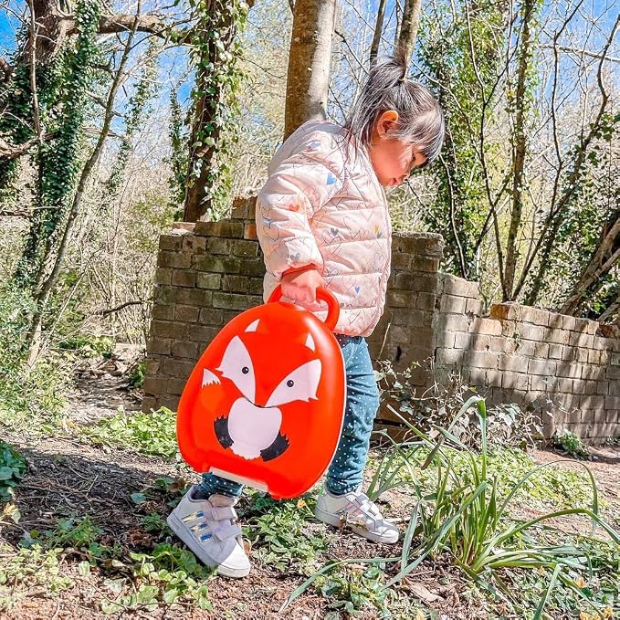 My Carry Potty - Fox Travel Potty, Award-Winning Portable Toddler Toilet Seat for Kids to Take Everywhere